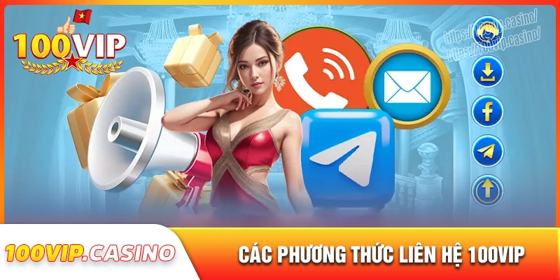 Tổng hợp các phương thức liên hệ 100vip rất phổ biến