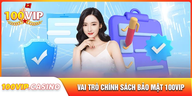 Vì sao chính sách bảo mật tại 100vip lại quan trọng?